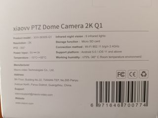 Cámara PTZ 2K Q1 xiaovv