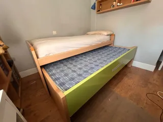 Cama nido con cajones y cama supletoria