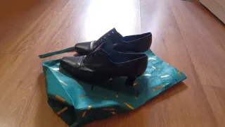 Zapatos Vintage Negros Talla 39