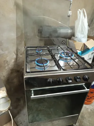 Cocina de butano con fogones