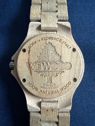 Orologio WE WOOD in legno. Prodotto a Firenze IT