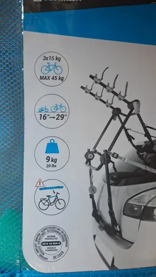 Portabicicletas portón maletero