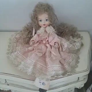 Bambola in ceramica vintage Napoli Capodimonte