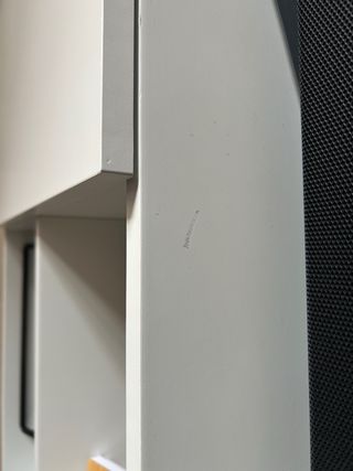 Mueble aparador TV blanco y madera