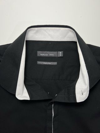 Camisa Negra Sergio Vitti Talla L
