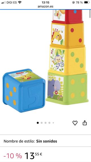 Bloques apilables Fisher-Price animales