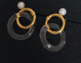 Pendientes Tous Oro y Perla