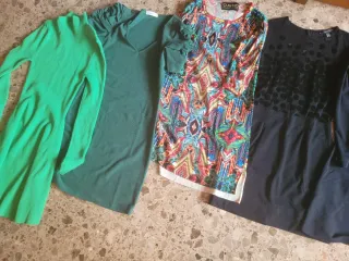 Lote 5 vestidos y 1 falda. Mango y Custo. Talla S.