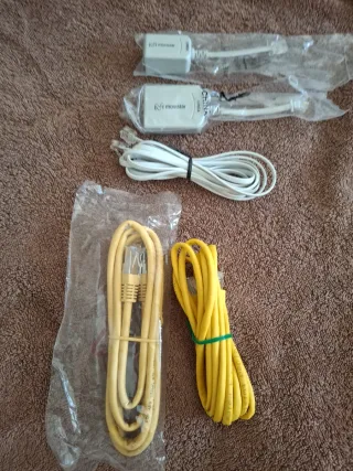 Cables Movistar WiFi y Decodificador