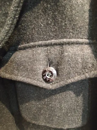 Abrigo Gas Hombre Talla M Negro