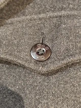 Abrigo Gas Hombre Talla M Negro