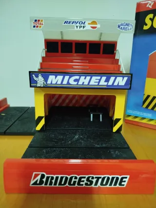 Scalextric Boxes tribuna - gradas