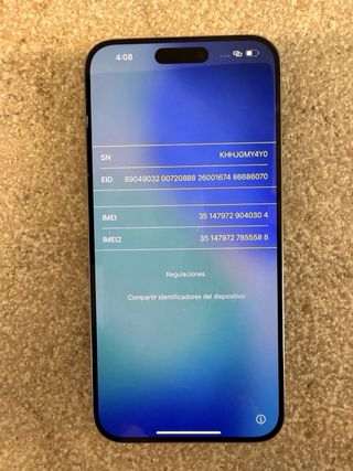 iPhone 15 Pro Max leer descripcion