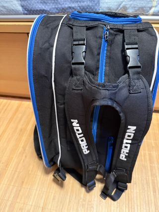 Paletero Padel Proton Negro y Azul