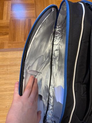 Paletero Padel Proton Negro y Azul