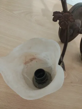 Aplique de pared doble metal y cristal