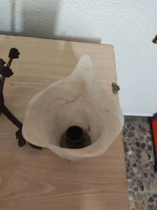 Aplique de pared doble metal y cristal