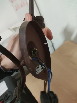 Aplique de pared doble metal y cristal