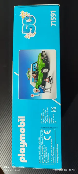Playmobil 71591 Coche Policía Nuevo Sin Abrir