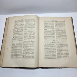 Libro Codice Procedura Civile Stati Sardi 1854