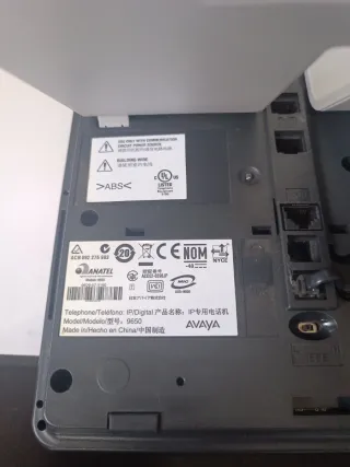 Teléfono IP Avaya 9650 Gris