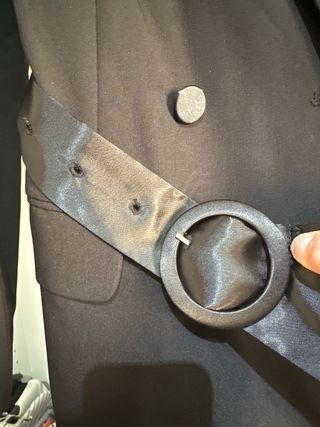 Vestido blazer negro Bershka