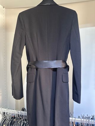 Vestido blazer negro Bershka