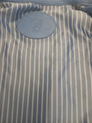 Chaqueta  piel Massimo Dutti Azul Talla XL Mujer