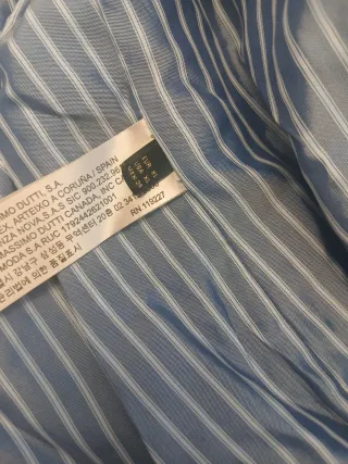 Chaqueta  piel Massimo Dutti Azul Talla XL Mujer