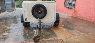 Remolque para perros doble