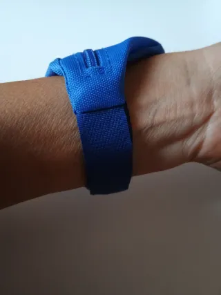 Marsupio polso Omnitel vintage blu