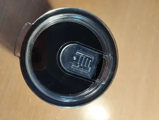 Vaso azul eTwinning metálico