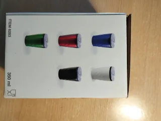 Vaso azul eTwinning metálico