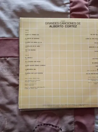 Pack 5 LP Alberto Cortez ,Roberto Carlos,Dyango