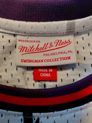 Camiseta Raptors 15 Vince Carter Mitchell & Ness