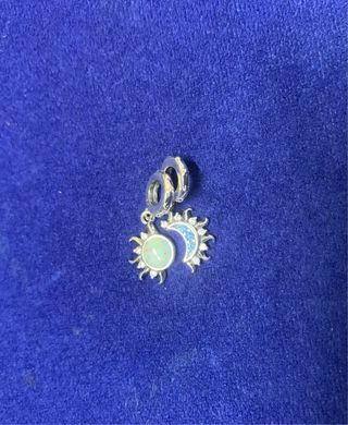 Charm Sol y Luna Plata Pulsera Pandora o collar