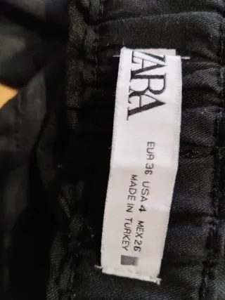 Pantalón negro cintura elástica