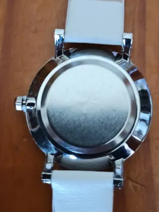 Reloj de pulsera Piel color  blanco