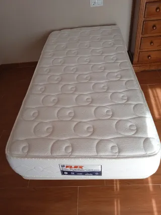 Colchón Multielastic y Somier Flex (90×190×21 cm)