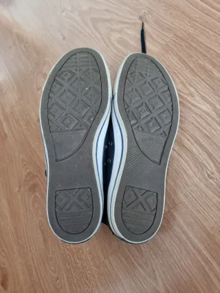 Tenis Converse All Star Azul y Blanco