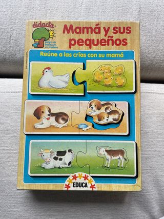 Juego didáctico Mamá y sus pequeños