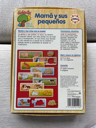 Juego didáctico Mamá y sus pequeños