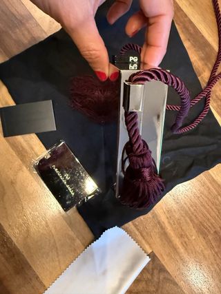 Bolso Joya Purificación Garcia Plata y Morado