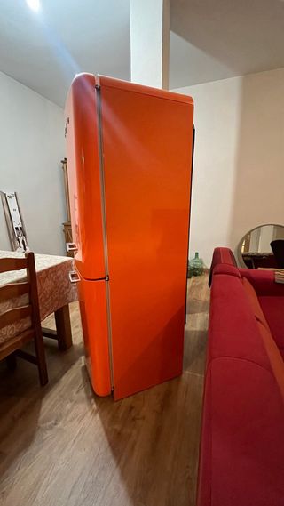 Frigorífico Combi SMEG Naranja