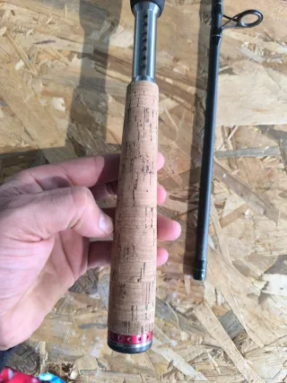 Caña de pesca de corcho