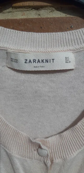 Chaqueta Zara manga francesa adorno floral