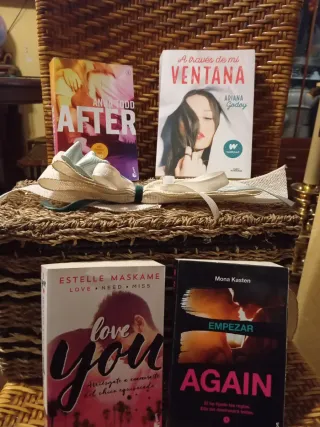 After, Again, love you y A través de mi ventana