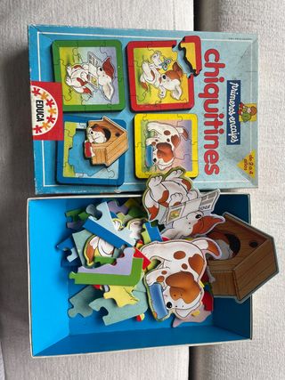 Juego de puzzles Chiquitines Educa