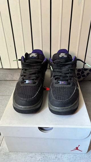 Nike Air Force 1 Negras y Verdes