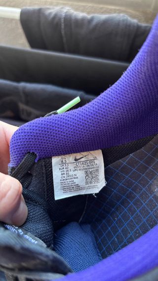 Nike Air Force 1 Negras y Verdes